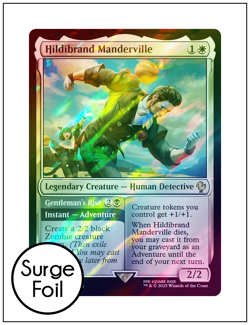 1x Hildibrand Manderville, Surge Foil, Final Fantasy, Magic MTG NM - Image 2
