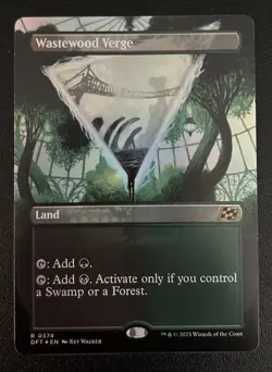 Wastewood Verge (Borderless) Aetherdrift Foil - MTG - Image 1