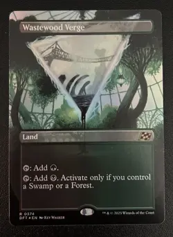 Wastewood Verge (Borderless) Aetherdrift Foil - MTG - Image 2