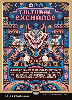 1x Cultural Exchange (2071) - Foil NM-Mint, English Secret Lair MTG Magic - Image 2