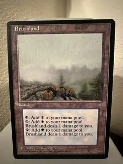 Brushland - Ice Age - Magic The Gathering - MTG (A) - Image 1