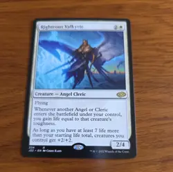MTG Righteous Valkyrie  - Jumpstart 2022 #234 - Image 3