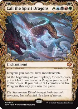 Call the Spirit Dragons (Showcase) Tarkir: Dragonstorm Regular - Image 1