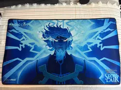 MagicCon Philadelphia 2023 Brainstorm Secret Lair Foil Playmat Signed By Artist - Image 6