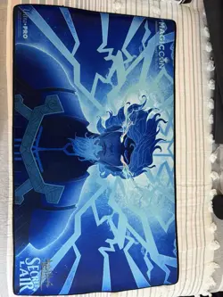 MagicCon Philadelphia 2023 Brainstorm Secret Lair Foil Playmat Signed By Artist - Image 7