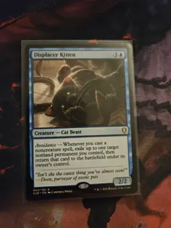 Displacer Kitten NM 063 Commander Legends: Battle for Baldur's Gate Regular MTG - Image 1