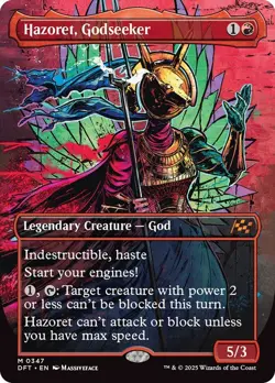 Hazoret, Godseeker Borderless Aetherdrift NM MTG - Image 2