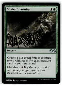 MTG Magic The Gathering Spider Spawning Uncommon Lightly Played - Image 1