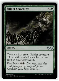 MTG Magic The Gathering Spider Spawning Uncommon Lightly Played - Image 3