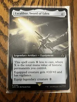 MTG Assassain's Creed Universes Beyond Excalibur, Sword of Eden Extended Art NM - Image 3
