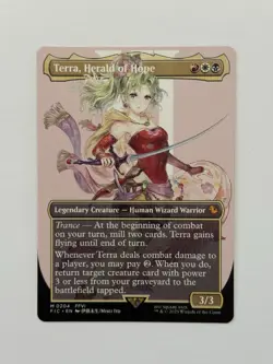Terra, Herald of Hope (Borderless) Commander: Final Fantasy Regular NM Free Ship - Image 3