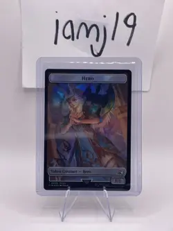 Elemental Token 0021 / Hero Token 0009 – MTG Final Fantasy Foil Near Mint - Image 1