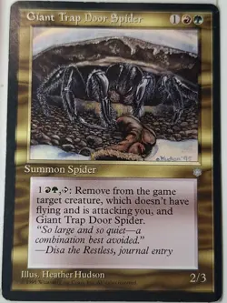 Giant Trap Door Spider - Ice Age - Magic the Gathering MTG Nice! - Image 1