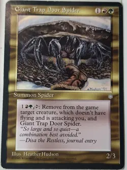 Giant Trap Door Spider - Ice Age - Magic the Gathering MTG Nice! - Image 3