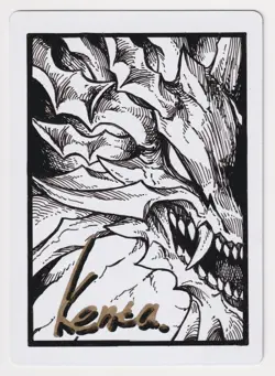 Signed FOIL Ao, the Dawn Sky Proof Sketch NM Artist Ishikawa Kenta MTG Magic AP! - Image 1