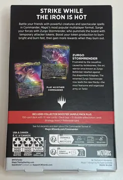 Magic the Gathering Tarkir Dragonstorm MTG Commander Deck - Mardu Surge - Image 2