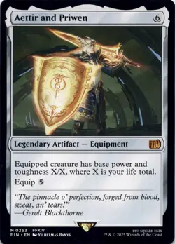 Aettir and Priwen - Final Fantasy - Magic MTG NM - Image 4