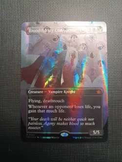 Bloodthirsty Conqueror (Borderless) (Mana Foil) Foundations Foil - Image 6