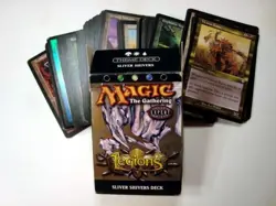 MTG Sliver Shivers  Deck LP Magic The Gathering has 75 total cards issued 2003 - Image 1