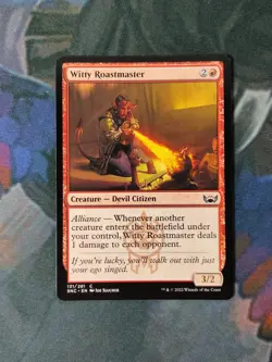 Witty Roastmaster | 7% Off 2+ | Streets of New Capenna | NM | MTG - Image 1