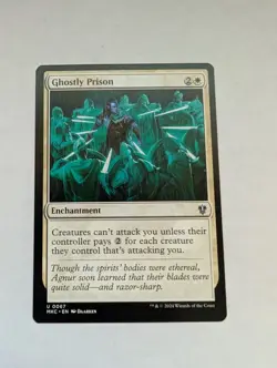 Ghostly Prison Commander: Murders at Karlov Manor Regular MTG NM - Image 1