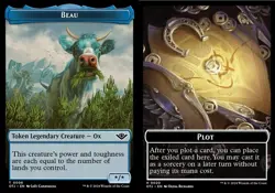 Beau (0006) // Plot (0020) Double-Sided Token, Outlaws of Thunder Junction, Ligh - Image 2