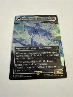 MTG: Venat, Heart of Hydaelyn (Borderless 329) (FOIL) - NM - FINAL FANTASY🔥🃏 - Image 1