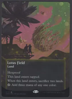 MTG Edge of Eternities Lotus Field (Borderless) (Galaxy Foil) #158 Mythic - Image 1