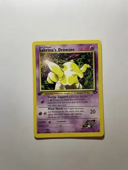 Pokemon Cards: Gym Challenge 1st Edition Common: Sabrina's Drowzee 95/132 - Image 3