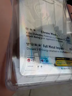 2014 Pokemon  XY Phantom Forces 122 Full Art DIALGA EX CGC 8 (Regrade to PSA 9?) - Image 12