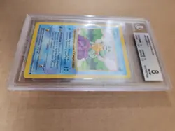 1999 Pokemon Shadowless Base Set Squirtle #63 BGS 8 - Image 10
