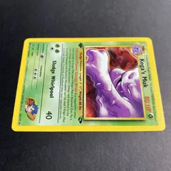 Koga's Muk 26/132 Gym Challenge 1st Edition Non-Holo Rare Pokemon Card LP - Image 3