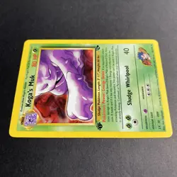 Koga's Muk 26/132 Gym Challenge 1st Edition Non-Holo Rare Pokemon Card LP - Image 4