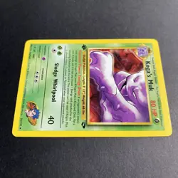 Koga's Muk 26/132 Gym Challenge 1st Edition Non-Holo Rare Pokemon Card LP - Image 7