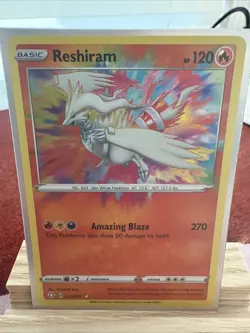 Pokémon TCG - Reshiram 17/72 Amazing Rare Holo - Sword & Shield - Shining Fates - Image 2