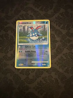 Azumarill 18/130 Diamond & Pearl Reverse Holo Rare Pokemon Card - Image 1