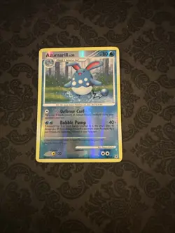 Azumarill 18/130 Diamond & Pearl Reverse Holo Rare Pokemon Card - Image 3