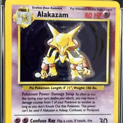 Pokémon TCG Alakazam Base Set Unlimited Holo Rare #1 1/102 PSA 8 NM-MT 🔥 - Image 3