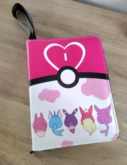 TCGAMES Pokemon Card Binder Pink - Image 1