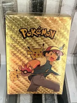 Pokemon Gold Foil Card Deck Pack 55 Pcs New Sealed - Image 1