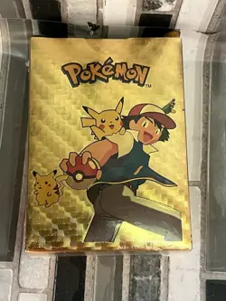 Pokemon Gold Foil Card Deck Pack 55 Pcs New Sealed - Image 5