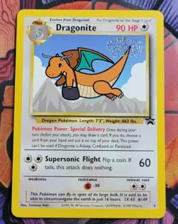 Dragonite 5/53 Movie Black Star WB Promo WOTC Pokemon Card TCG Eng - Image 1