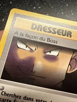 Pokemon Card Wizard Team Rocket A la Façon Du Boss Trainer 73/82 French Fr - Image 11
