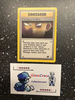 Pokemon Card Wizard Team Rocket A la Façon Du Boss Trainer 73/82 French Fr - Image 23