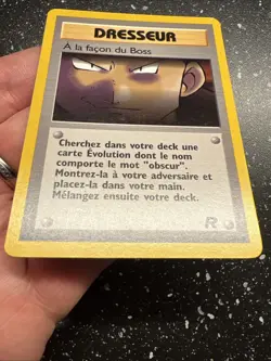 Pokemon Card Wizard Team Rocket A la Façon Du Boss Trainer 73/82 French Fr - Image 7