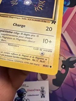 Pokemon Card Wizard Team Rocket Magneti 60/82 French Vf Fr - Image 7