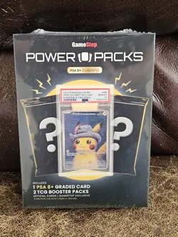 Gamestop Pokemon Power Pack Series 2; PSA 8+ Card & 2 Booster Packs - Image 3