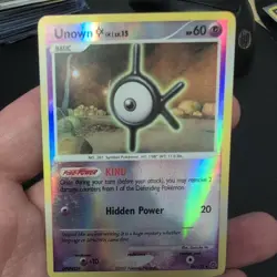 Unown K | 68/132 | Pokemon Card | Diamond & Pearl Secret Wonders | Rev holo MINT - Image 1