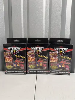 (LOT OF 3) 2025 Pokemon TCG Mystery Box Team Rocket Chase Pack Sun & Moon NEW - Image 1