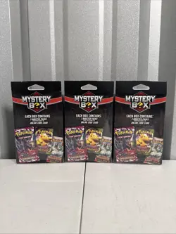 (LOT OF 3) 2025 Pokemon TCG Mystery Box Team Rocket Chase Pack Sun & Moon NEW - Image 4